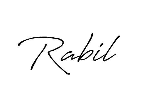 Antro_Vectra_Bolder is a professional signature style that is perfect for those who want to add a touch of class to their signature. It is also a great choice for those who want to make their signature more unique. Get Rabil name to fancy signature for free. Rabil signature style 7 images and pictures png