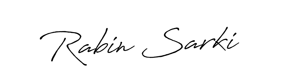 Similarly Antro_Vectra_Bolder is the best handwritten signature design. Signature creator online .You can use it as an online autograph creator for name Rabin Sarki. Rabin Sarki signature style 7 images and pictures png