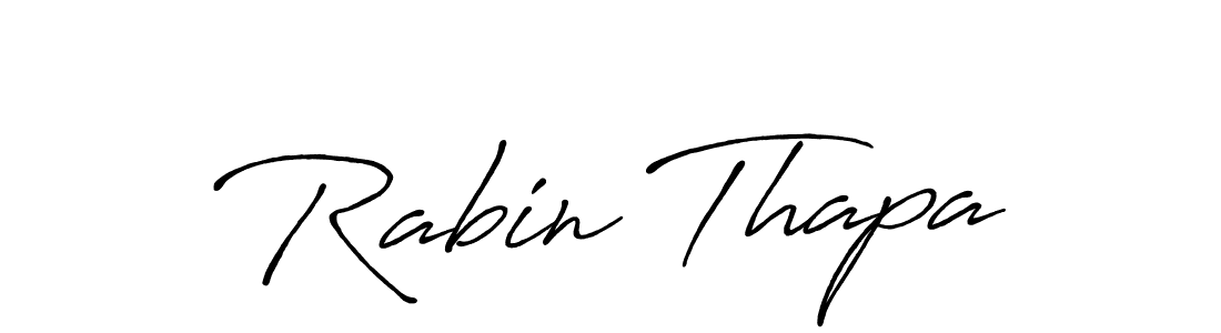 Also You can easily find your signature by using the search form. We will create Rabin Thapa name handwritten signature images for you free of cost using Antro_Vectra_Bolder sign style. Rabin Thapa signature style 7 images and pictures png