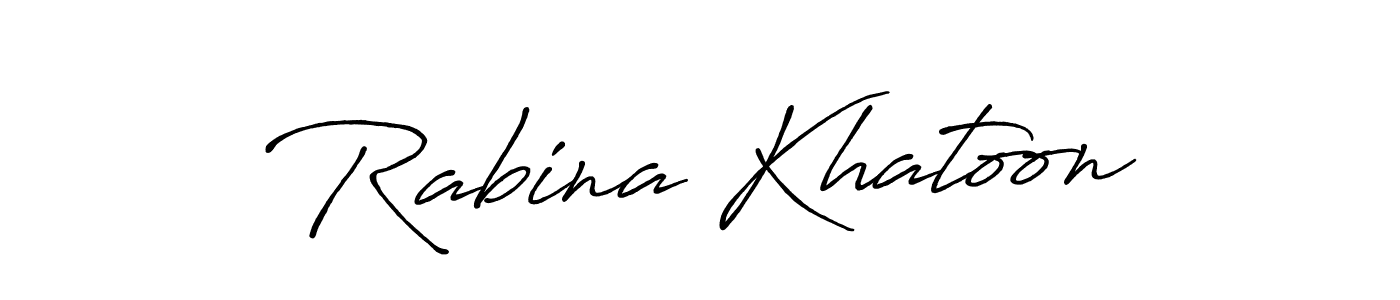 Rabina Khatoon stylish signature style. Best Handwritten Sign (Antro_Vectra_Bolder) for my name. Handwritten Signature Collection Ideas for my name Rabina Khatoon. Rabina Khatoon signature style 7 images and pictures png