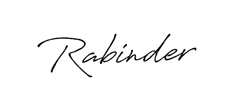 Use a signature maker to create a handwritten signature online. With this signature software, you can design (Antro_Vectra_Bolder) your own signature for name Rabinder. Rabinder signature style 7 images and pictures png