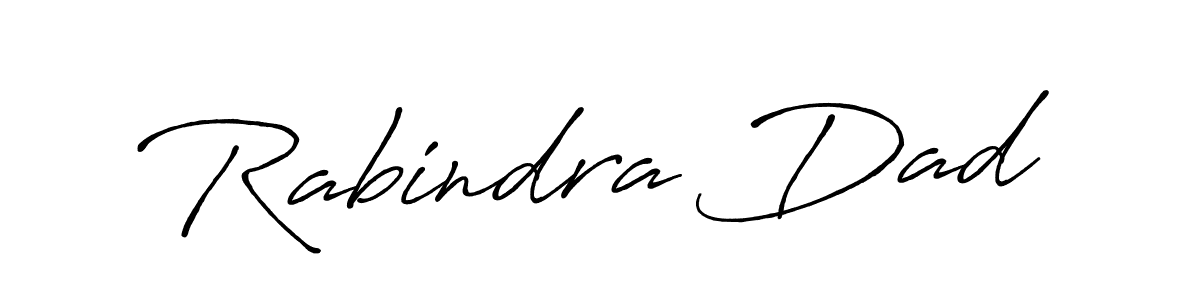 Rabindra Dad stylish signature style. Best Handwritten Sign (Antro_Vectra_Bolder) for my name. Handwritten Signature Collection Ideas for my name Rabindra Dad. Rabindra Dad signature style 7 images and pictures png