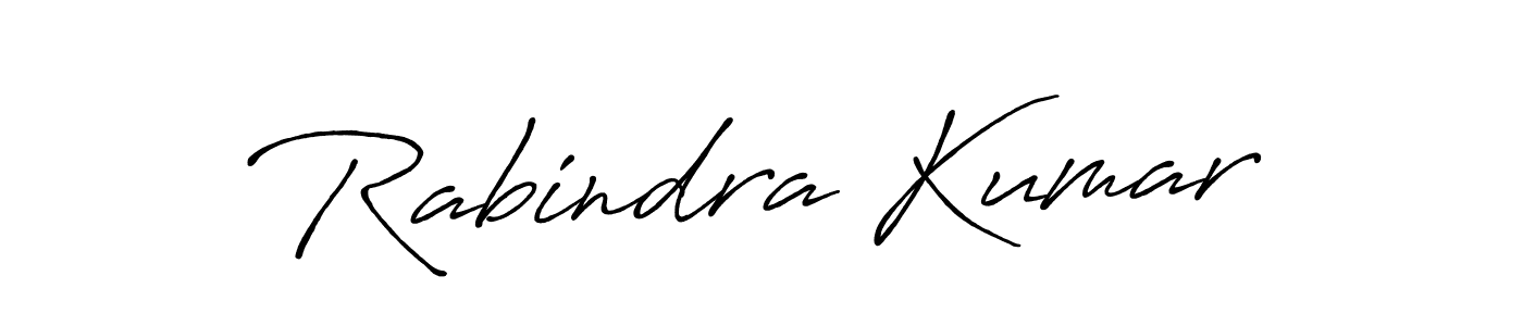 Create a beautiful signature design for name Rabindra Kumar. With this signature (Antro_Vectra_Bolder) fonts, you can make a handwritten signature for free. Rabindra Kumar signature style 7 images and pictures png