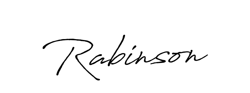 How to make Rabinson signature? Antro_Vectra_Bolder is a professional autograph style. Create handwritten signature for Rabinson name. Rabinson signature style 7 images and pictures png