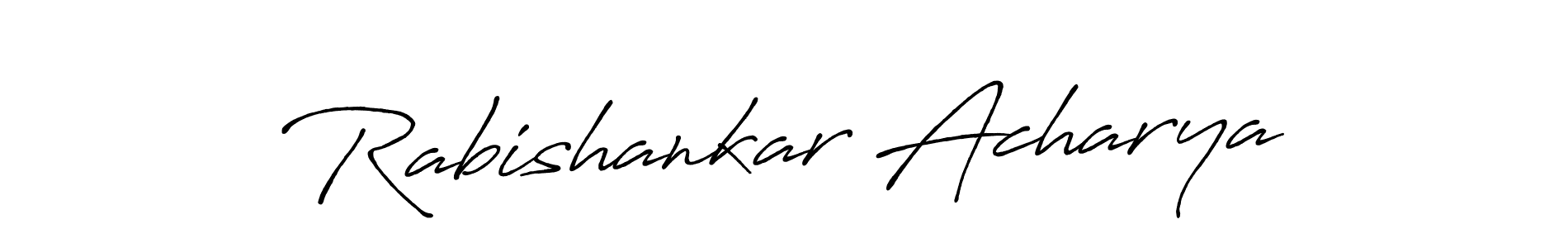 Also we have Rabishankar Acharya name is the best signature style. Create professional handwritten signature collection using Antro_Vectra_Bolder autograph style. Rabishankar Acharya signature style 7 images and pictures png