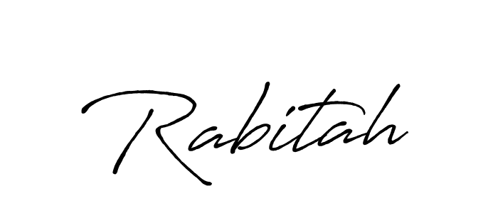 Make a beautiful signature design for name Rabitah. Use this online signature maker to create a handwritten signature for free. Rabitah signature style 7 images and pictures png