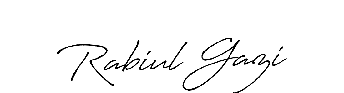Make a short Rabiul Gazi signature style. Manage your documents anywhere anytime using Antro_Vectra_Bolder. Create and add eSignatures, submit forms, share and send files easily. Rabiul Gazi signature style 7 images and pictures png