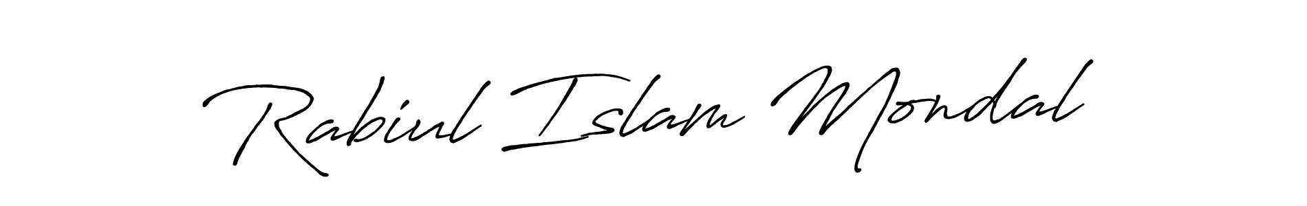 This is the best signature style for the Rabiul Islam Mondal name. Also you like these signature font (Antro_Vectra_Bolder). Mix name signature. Rabiul Islam Mondal signature style 7 images and pictures png