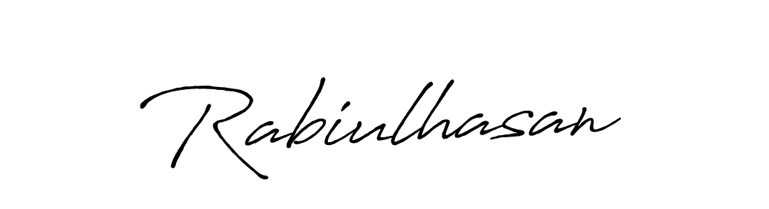Similarly Antro_Vectra_Bolder is the best handwritten signature design. Signature creator online .You can use it as an online autograph creator for name Rabiulhasan. Rabiulhasan signature style 7 images and pictures png
