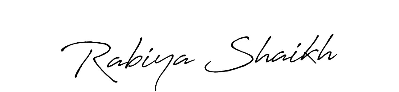 Make a beautiful signature design for name Rabiya Shaikh. Use this online signature maker to create a handwritten signature for free. Rabiya Shaikh signature style 7 images and pictures png