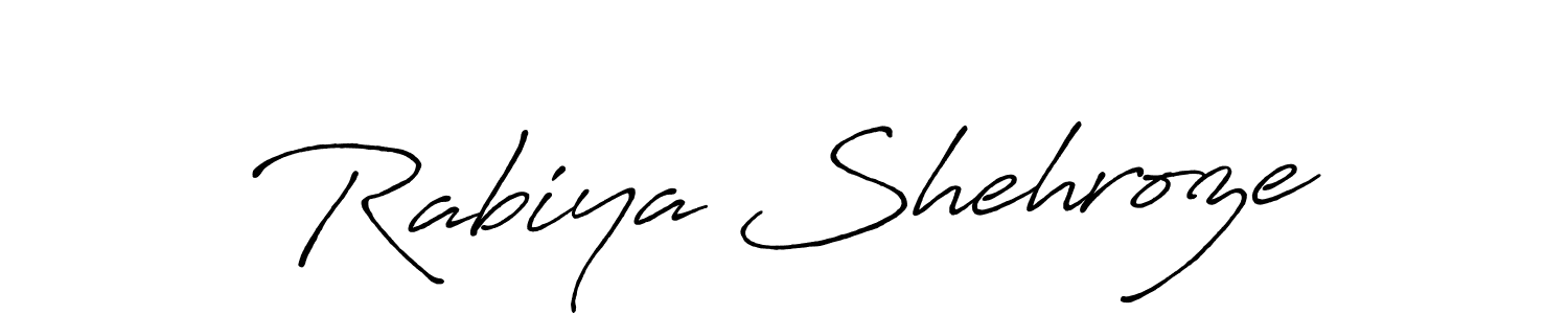Similarly Antro_Vectra_Bolder is the best handwritten signature design. Signature creator online .You can use it as an online autograph creator for name Rabiya Shehroze. Rabiya Shehroze signature style 7 images and pictures png