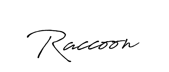 Create a beautiful signature design for name Raccoon. With this signature (Antro_Vectra_Bolder) fonts, you can make a handwritten signature for free. Raccoon signature style 7 images and pictures png