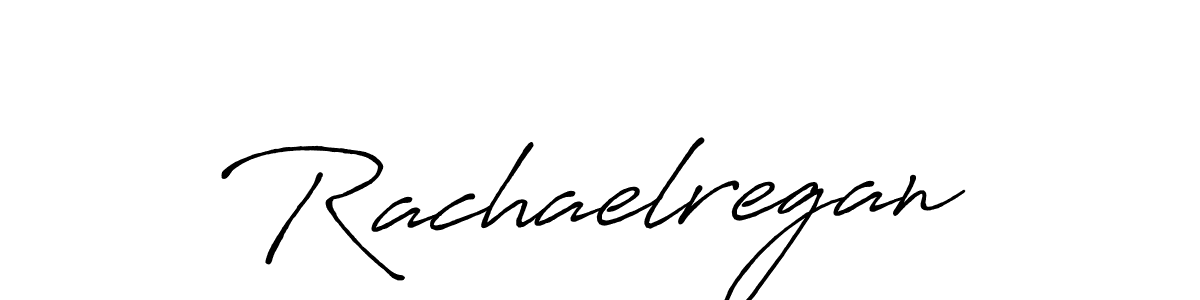 How to make Rachaelregan signature? Antro_Vectra_Bolder is a professional autograph style. Create handwritten signature for Rachaelregan name. Rachaelregan signature style 7 images and pictures png