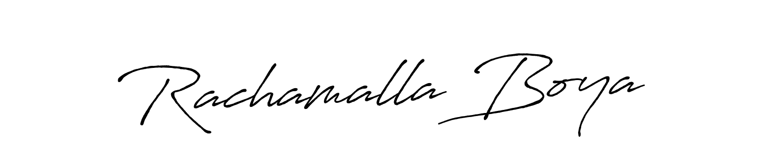 This is the best signature style for the Rachamalla Boya name. Also you like these signature font (Antro_Vectra_Bolder). Mix name signature. Rachamalla Boya signature style 7 images and pictures png