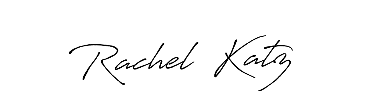 Similarly Antro_Vectra_Bolder is the best handwritten signature design. Signature creator online .You can use it as an online autograph creator for name Rachel  Katz. Rachel  Katz signature style 7 images and pictures png