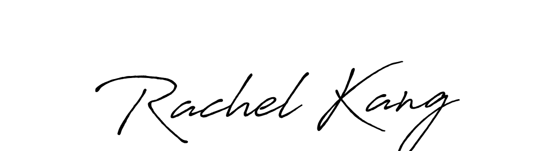 Use a signature maker to create a handwritten signature online. With this signature software, you can design (Antro_Vectra_Bolder) your own signature for name Rachel Kang. Rachel Kang signature style 7 images and pictures png