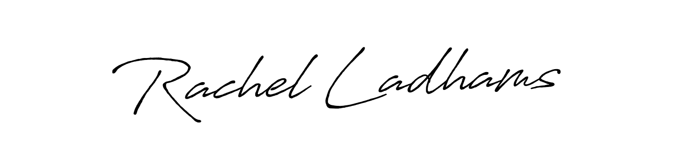 How to make Rachel Ladhams signature? Antro_Vectra_Bolder is a professional autograph style. Create handwritten signature for Rachel Ladhams name. Rachel Ladhams signature style 7 images and pictures png