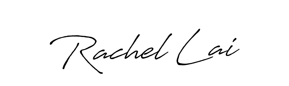 Design your own signature with our free online signature maker. With this signature software, you can create a handwritten (Antro_Vectra_Bolder) signature for name Rachel Lai. Rachel Lai signature style 7 images and pictures png