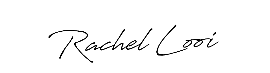 if you are searching for the best signature style for your name Rachel Looi. so please give up your signature search. here we have designed multiple signature styles  using Antro_Vectra_Bolder. Rachel Looi signature style 7 images and pictures png