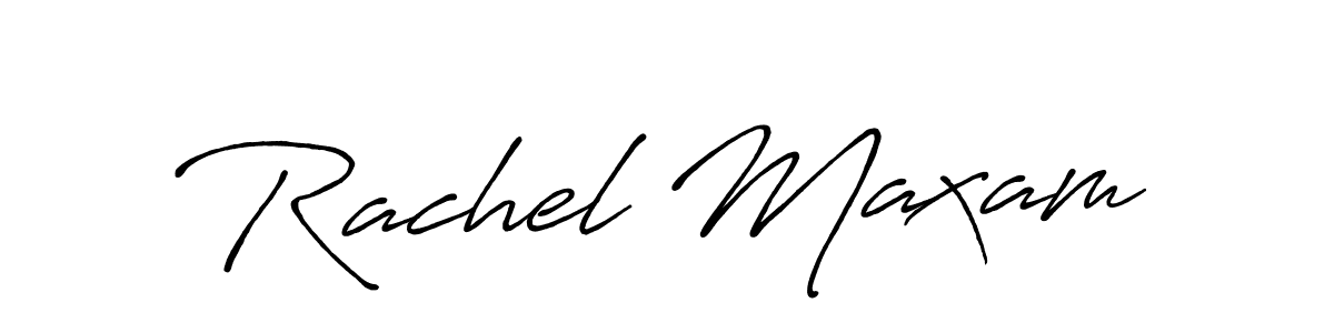 The best way (Antro_Vectra_Bolder) to make a short signature is to pick only two or three words in your name. The name Rachel Maxam include a total of six letters. For converting this name. Rachel Maxam signature style 7 images and pictures png