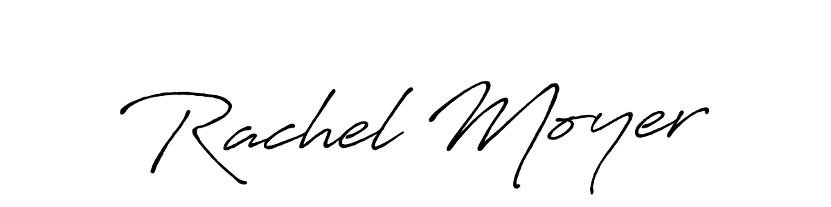 Antro_Vectra_Bolder is a professional signature style that is perfect for those who want to add a touch of class to their signature. It is also a great choice for those who want to make their signature more unique. Get Rachel Moyer name to fancy signature for free. Rachel Moyer signature style 7 images and pictures png