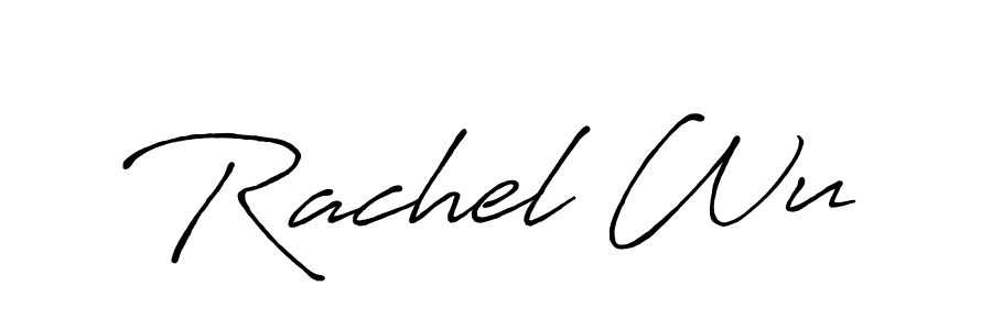 Also we have Rachel Wu name is the best signature style. Create professional handwritten signature collection using Antro_Vectra_Bolder autograph style. Rachel Wu signature style 7 images and pictures png