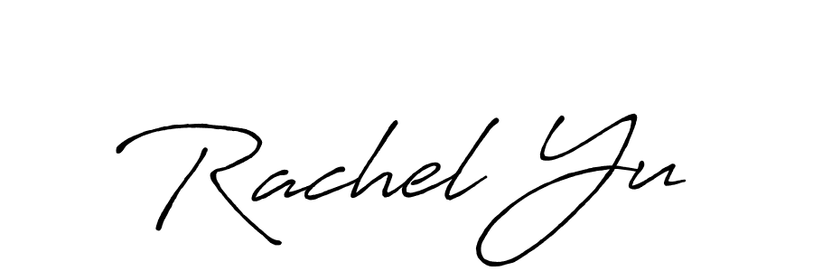 Design your own signature with our free online signature maker. With this signature software, you can create a handwritten (Antro_Vectra_Bolder) signature for name Rachel Yu. Rachel Yu signature style 7 images and pictures png