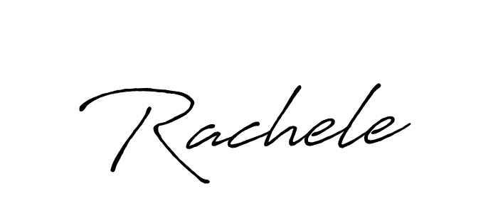 You should practise on your own different ways (Antro_Vectra_Bolder) to write your name (Rachele) in signature. don't let someone else do it for you. Rachele signature style 7 images and pictures png