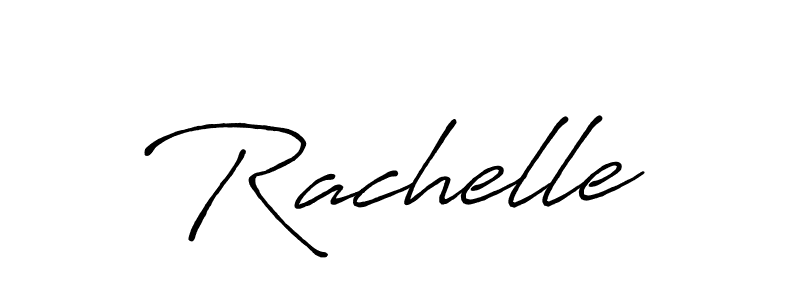 Make a beautiful signature design for name Rachelle. With this signature (Antro_Vectra_Bolder) style, you can create a handwritten signature for free. Rachelle signature style 7 images and pictures png