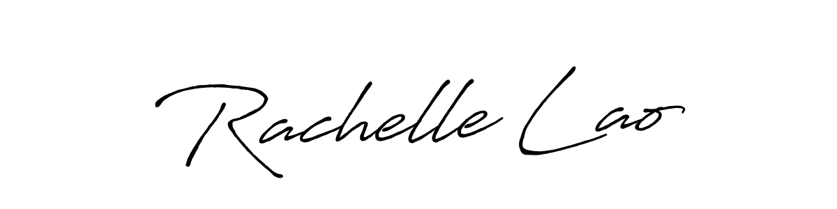 Also we have Rachelle Lao name is the best signature style. Create professional handwritten signature collection using Antro_Vectra_Bolder autograph style. Rachelle Lao signature style 7 images and pictures png