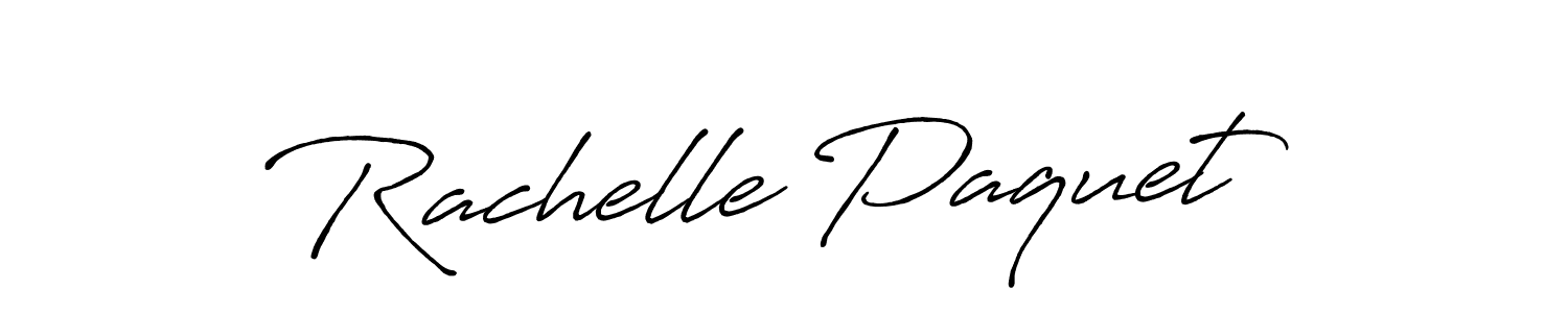It looks lik you need a new signature style for name Rachelle Paquet. Design unique handwritten (Antro_Vectra_Bolder) signature with our free signature maker in just a few clicks. Rachelle Paquet signature style 7 images and pictures png