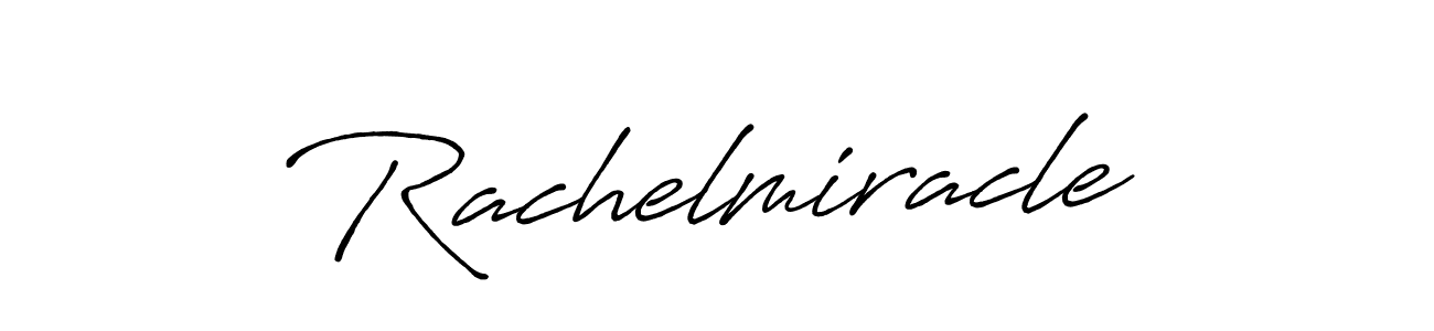 You should practise on your own different ways (Antro_Vectra_Bolder) to write your name (Rachelmiracle) in signature. don't let someone else do it for you. Rachelmiracle signature style 7 images and pictures png