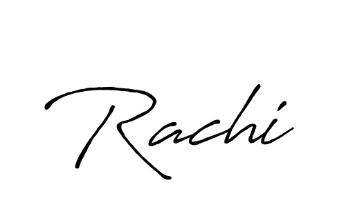 Create a beautiful signature design for name Rachi. With this signature (Antro_Vectra_Bolder) fonts, you can make a handwritten signature for free. Rachi signature style 7 images and pictures png