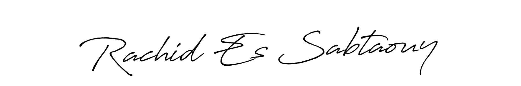 Use a signature maker to create a handwritten signature online. With this signature software, you can design (Antro_Vectra_Bolder) your own signature for name Rachid Es Sabtaouy. Rachid Es Sabtaouy signature style 7 images and pictures png