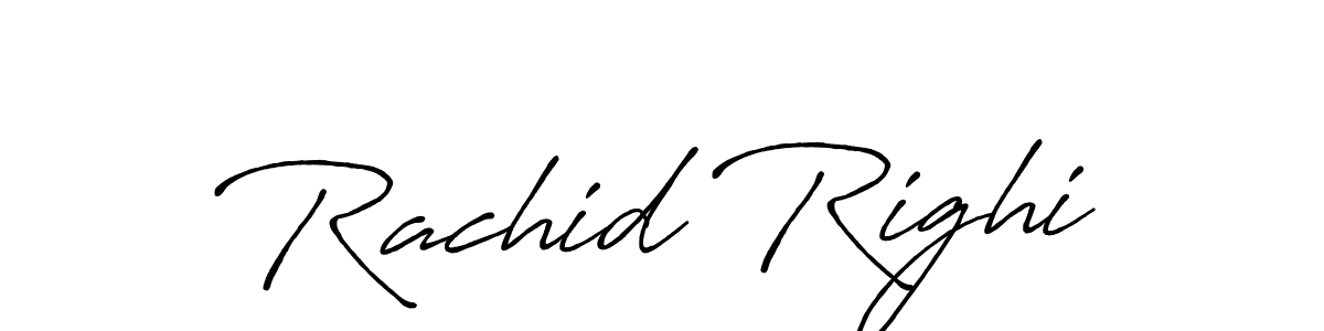 How to Draw Rachid Righi signature style? Antro_Vectra_Bolder is a latest design signature styles for name Rachid Righi. Rachid Righi signature style 7 images and pictures png