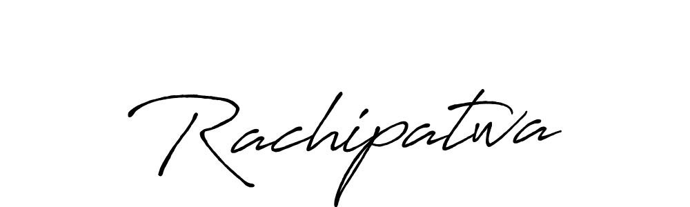 if you are searching for the best signature style for your name Rachipatwa. so please give up your signature search. here we have designed multiple signature styles  using Antro_Vectra_Bolder. Rachipatwa signature style 7 images and pictures png