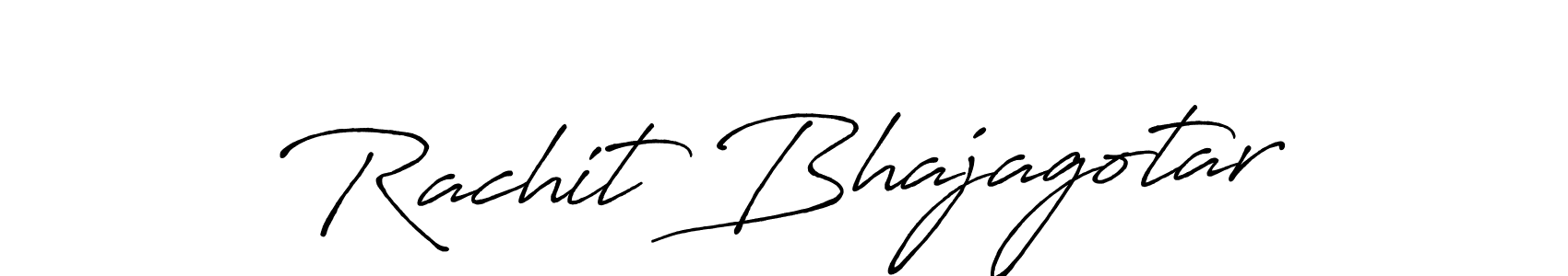 Antro_Vectra_Bolder is a professional signature style that is perfect for those who want to add a touch of class to their signature. It is also a great choice for those who want to make their signature more unique. Get Rachit Bhajagotar name to fancy signature for free. Rachit Bhajagotar signature style 7 images and pictures png