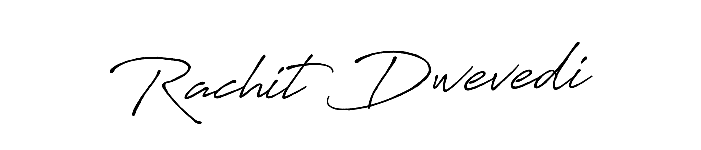 Make a beautiful signature design for name Rachit Dwevedi. With this signature (Antro_Vectra_Bolder) style, you can create a handwritten signature for free. Rachit Dwevedi signature style 7 images and pictures png