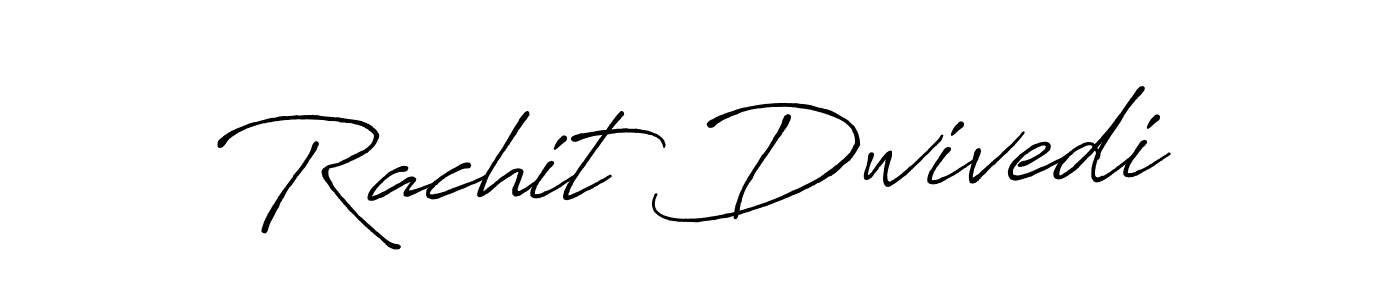 How to make Rachit Dwivedi signature? Antro_Vectra_Bolder is a professional autograph style. Create handwritten signature for Rachit Dwivedi name. Rachit Dwivedi signature style 7 images and pictures png