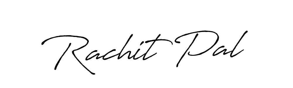 Design your own signature with our free online signature maker. With this signature software, you can create a handwritten (Antro_Vectra_Bolder) signature for name Rachit Pal. Rachit Pal signature style 7 images and pictures png