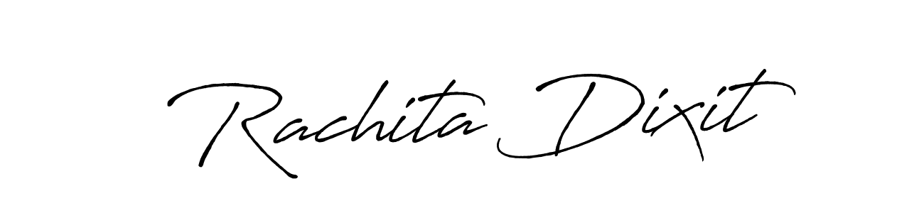 Use a signature maker to create a handwritten signature online. With this signature software, you can design (Antro_Vectra_Bolder) your own signature for name Rachita Dixit. Rachita Dixit signature style 7 images and pictures png