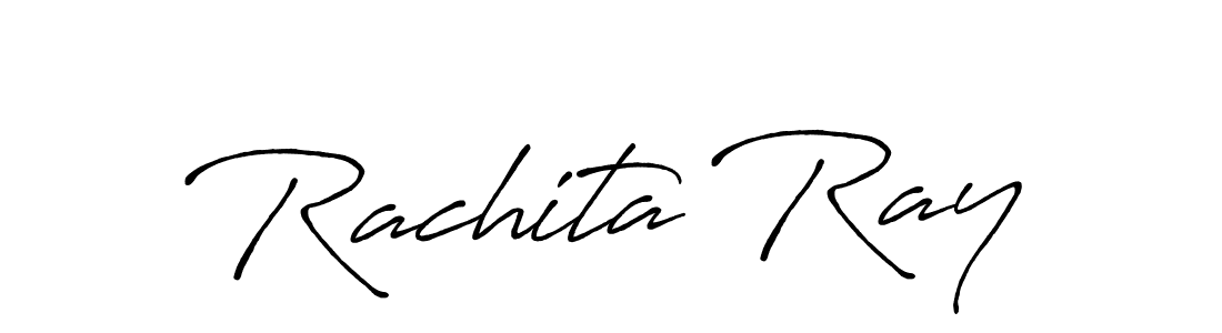 Similarly Antro_Vectra_Bolder is the best handwritten signature design. Signature creator online .You can use it as an online autograph creator for name Rachita Ray. Rachita Ray signature style 7 images and pictures png