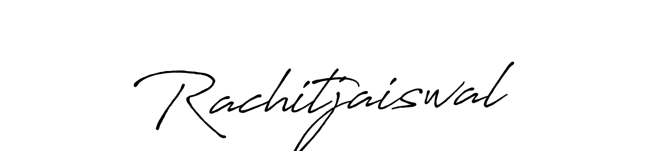 How to Draw Rachitjaiswal signature style? Antro_Vectra_Bolder is a latest design signature styles for name Rachitjaiswal. Rachitjaiswal signature style 7 images and pictures png