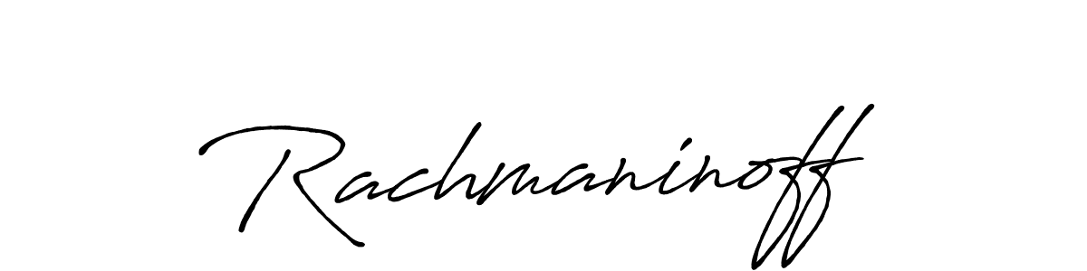 Design your own signature with our free online signature maker. With this signature software, you can create a handwritten (Antro_Vectra_Bolder) signature for name Rachmaninoff. Rachmaninoff signature style 7 images and pictures png