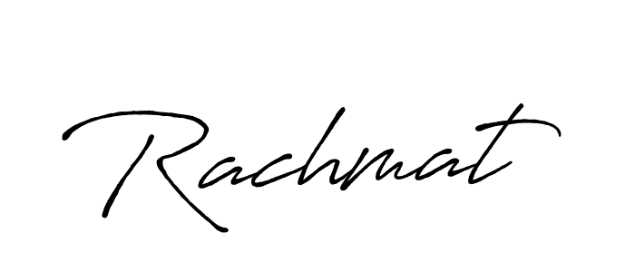 Here are the top 10 professional signature styles for the name Rachmat. These are the best autograph styles you can use for your name. Rachmat signature style 7 images and pictures png