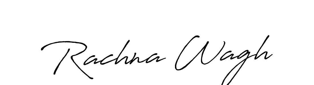 The best way (Antro_Vectra_Bolder) to make a short signature is to pick only two or three words in your name. The name Rachna Wagh include a total of six letters. For converting this name. Rachna Wagh signature style 7 images and pictures png