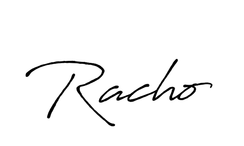 Antro_Vectra_Bolder is a professional signature style that is perfect for those who want to add a touch of class to their signature. It is also a great choice for those who want to make their signature more unique. Get Racho name to fancy signature for free. Racho signature style 7 images and pictures png