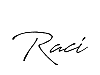 Best and Professional Signature Style for Raci. Antro_Vectra_Bolder Best Signature Style Collection. Raci signature style 7 images and pictures png