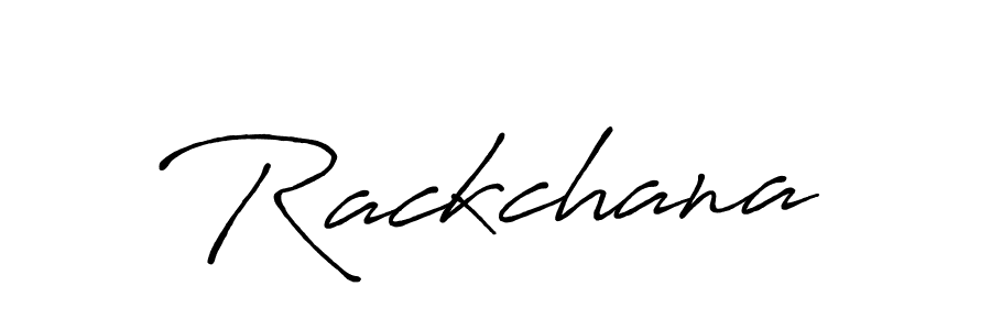 The best way (Antro_Vectra_Bolder) to make a short signature is to pick only two or three words in your name. The name Rackchana include a total of six letters. For converting this name. Rackchana signature style 7 images and pictures png