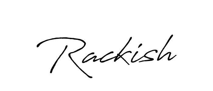 How to make Rackish name signature. Use Antro_Vectra_Bolder style for creating short signs online. This is the latest handwritten sign. Rackish signature style 7 images and pictures png